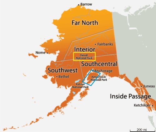 Location of Barrow, Alaska.