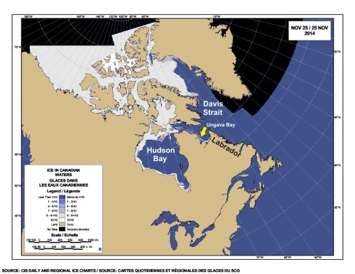 Davis Strait Hudson Bay freeze-up at Nov 25 2014_PolarBearScience