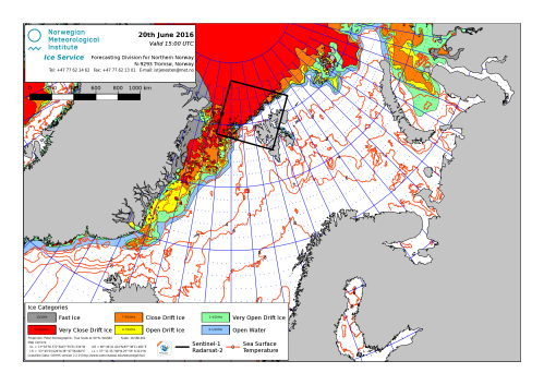 Svalbard sea ice extent 2016 June 20_NIS