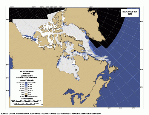 Sea ice Canada 2015 May 20_CIS