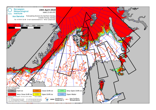 Barents Sea ice extent 2018 April 24_NIS